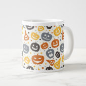 Grande Tasse Motif coloré Jack-O'-Lantern (Devant droit)