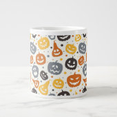 Grande Tasse Motif coloré Jack-O'-Lantern (Devant)