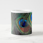 Grande Tasse Motif coloré Peacock Feather Eyespot (Devant)