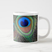 Grande Tasse Motif coloré Peacock Feather Eyespot (Droite)
