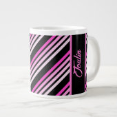Grande Tasse Motif coloré personnalisé (Devant droit)