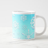 Grande Tasse Motif Crystal Snowflakes (Droite)