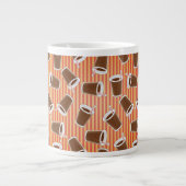 Grande Tasse Motif d'aliments de préparation rapide (Devant)