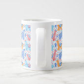 Grande Tasse Motif d'Alpaca aux couleurs vives (Dos)