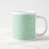 Grande Tasse Motif damassé vert (Droite)