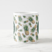 Grande Tasse Motif d'ananas aquarelle (Devant)