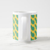 Grande Tasse Motif d'ananas| Monogramme (Dos)