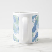 Grande Tasse Motif d'ananas tropical Pastel (Dos)