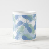 Grande Tasse Motif d'ananas tropical Pastel (Devant)