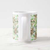 Grande Tasse Motif d'aquarelle tropicale (Dos)