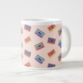 Grande Tasse Motif de bande audio Retro Neon (Devant droit)