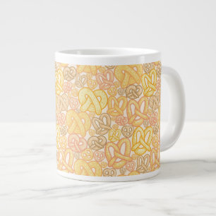 Grande Tasse Motif de bretzel