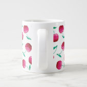 Grande Tasse Motif de cerise aquarelle (Dos)