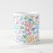 Grande Tasse motif de chat (Devant)