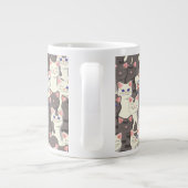 Grande Tasse Motif de chats blancs et gris (Dos)