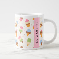 Motif de crème glacée, cône de crème glacée, Votre