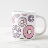 Grande Tasse Motif De Donuts, Donuts Roses, Donuts Violets (Droite)