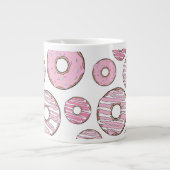 Grande Tasse Motif De Donuts, Donuts Roses, Saupoudrages (Devant)