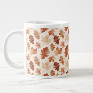 Grande Tasse Motif de feuille d'automne confortable