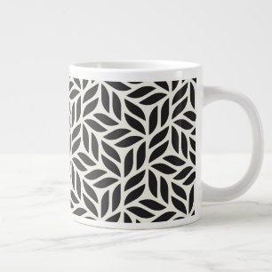 Grande Tasse Motif de feuille moderne et élégant