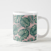 Motif de feuille tropicale