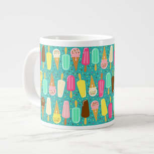 Grande Tasse Motif de glace coloré Été
