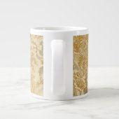 Grande Tasse Motif de jardin classique, papillon et fleurs  (Dos)