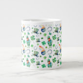 Grande Tasse Motif de la fête de la Saint-Patrick (Devant)
