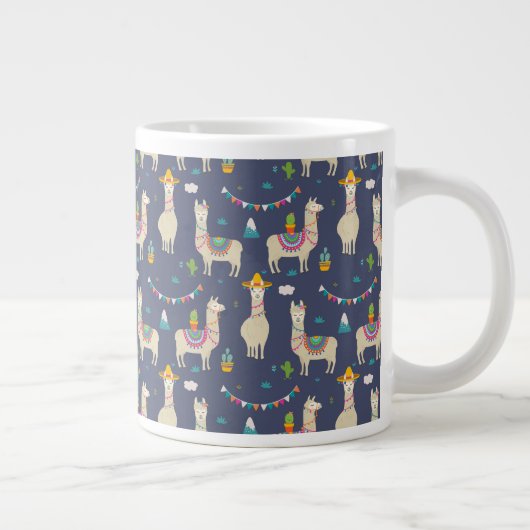 Grande Tasse Motif de la Llama (Droite)