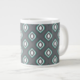 Grande Tasse motif de la tribu rétro-ikat
