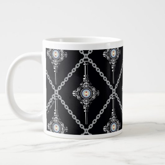 Grande Tasse Motif de la Troie sanguine (Gauche)