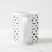 Grande Tasse Motif de l'Eyelash Doodle (Dos)