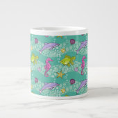 Grande Tasse Motif de mer d'été (Devant)