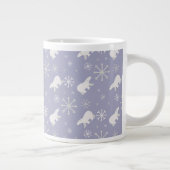 Grande Tasse Motif de Noël avec ours polaires et flocons de nei (Droite)