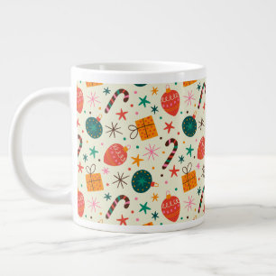 Grande Tasse Motif de Noël rétro et cadeau