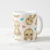 Grande Tasse Motif De Parfums, Mignons Parfums, Coeurs (Devant droit)