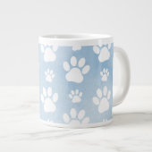 Grande Tasse Motif De Pâtes, Patrouilles Blanches, Aquarelles,  (Devant droit)