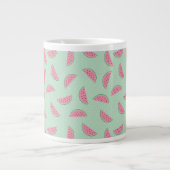 Grande Tasse Motif de peinture à fruits tropicaux (Devant)