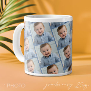 Grande Tasse Motif de photo de famille imprimé partout - Photo