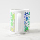 Grande Tasse Motif de point Rainbow Icy Polka (Dos)