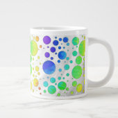 Grande Tasse Motif de point Rainbow Icy Polka (Droite)