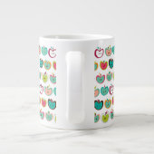 Grande Tasse motif de pomme cuite (Dos)