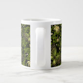 Grande Tasse Motif de printemps en or vert (Dos)