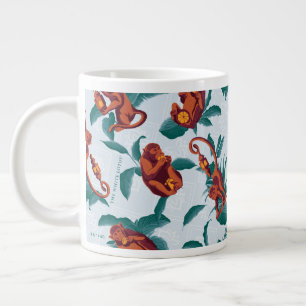 Grande Tasse Motif de singes joueurs du Lotus Blanc