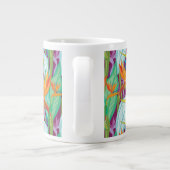 Grande Tasse Motif de Strelitzia (Dos)
