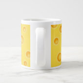 Grande Tasse Motif de texture au fromage suisse (Dos)