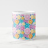 Grande Tasse Motif de tranches d'agrumes (Devant)