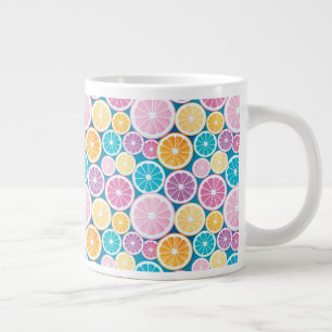 Grande Tasse Motif de tranches d'agrumes