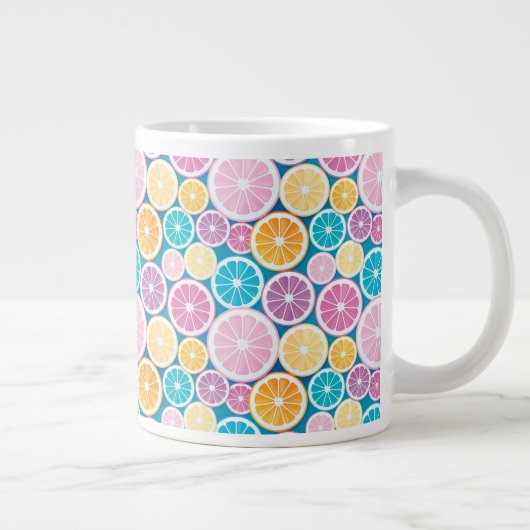 Grande Tasse Motif de tranches d'agrumes (Droite)