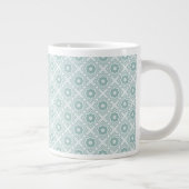 Grande Tasse Motif de treillis en bande (Droite)